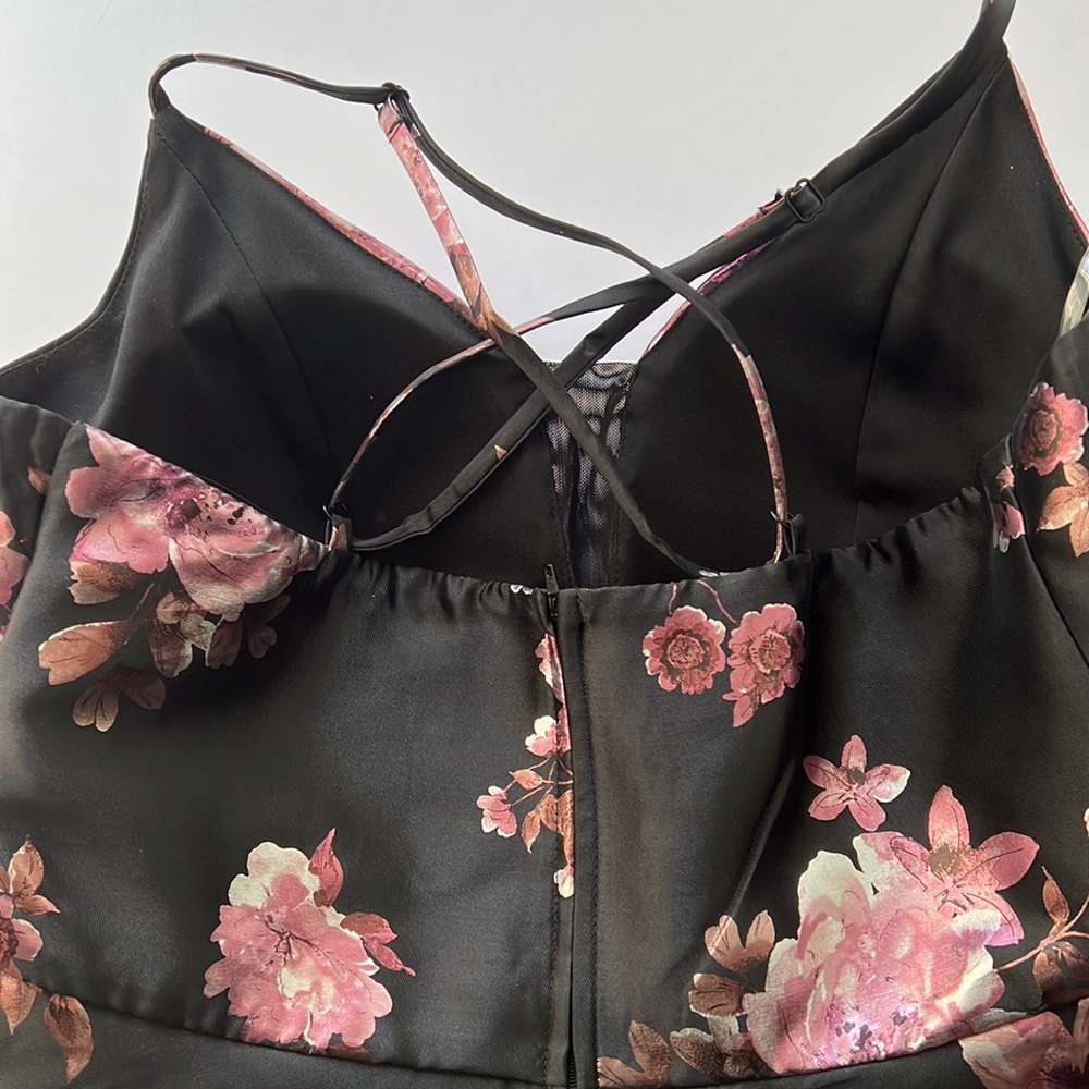 Speechless Junior Dress Black Multi Prom Dress size 15 New - Picture 10 of 12